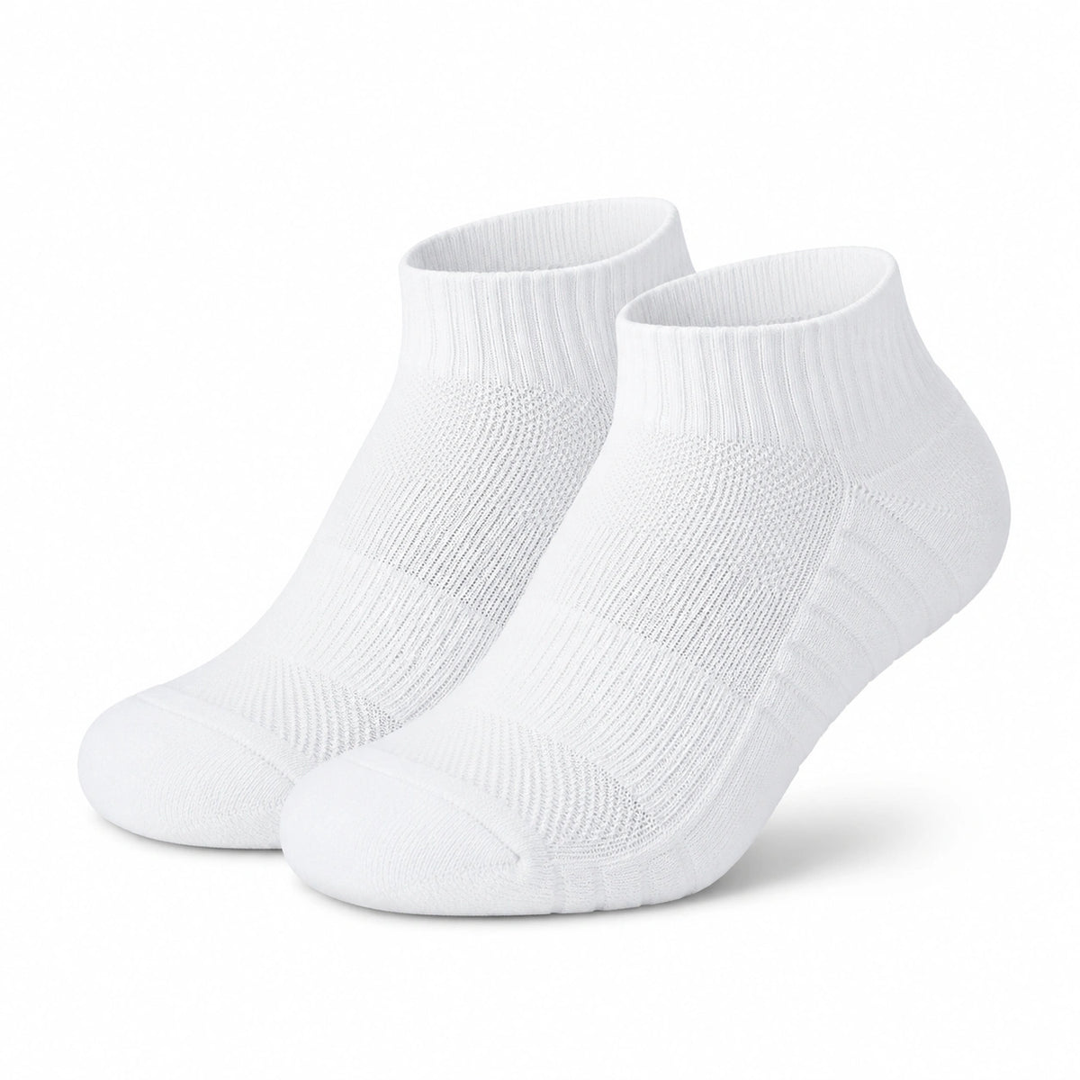 Chaussettes courtes 43-46 en maille blanche pour usage quotidien